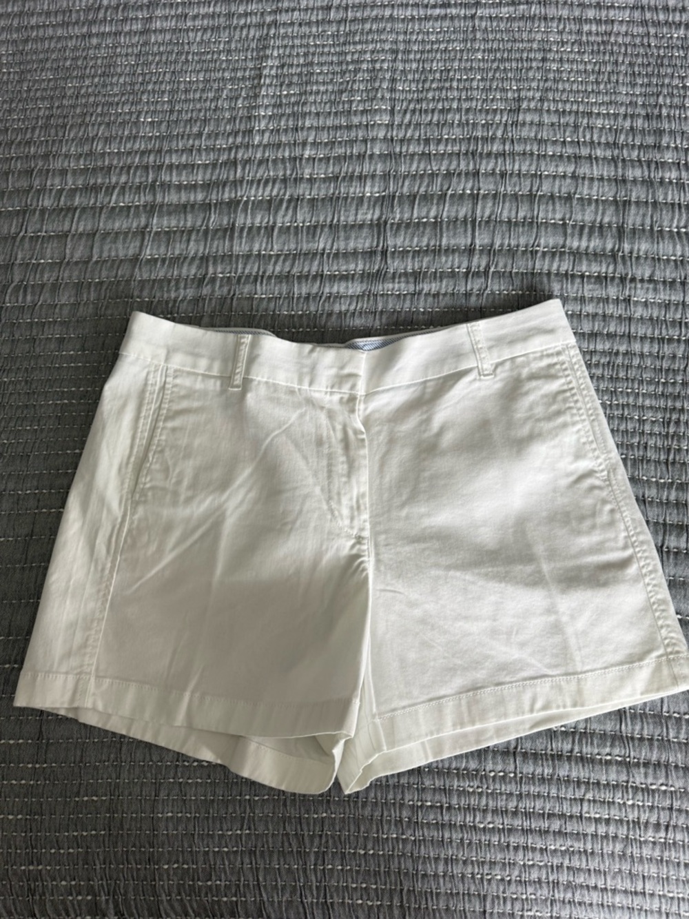 J Crew Classic Women's White Cotton Shorts